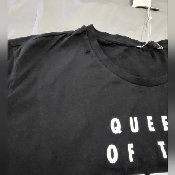 Zara Black and White Graphic Tee - Picture 3 of 4